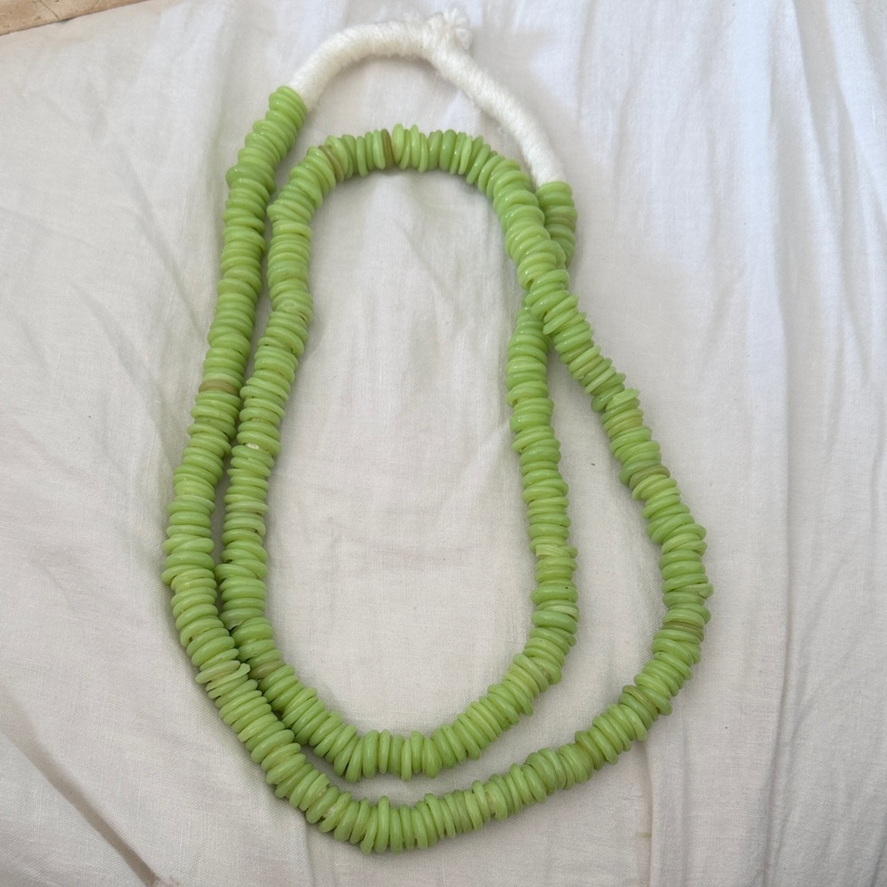 Elegant Green Beaded Necklace